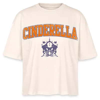 Produktbild von Cinderella Schriftzug Mit Emblem Boxy Shirt Damen, XXL, Natur