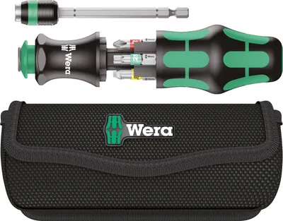Obrázok produktu pre Wera 05051016001 Wera Kraftform Kompakt 20 Kombi-Schrauber mit 6 Bits