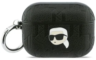 Productafbeelding van Karl Lagerfeld Monogram Beschermcase voor AirPods Pro 3 Zwart