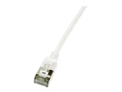 Immagine prodotto di LogiLink Professional CQ9021S Cavo patch LogiLink Ultraflex, Cat. 6A, U/FTP, 0,5 m, bianco