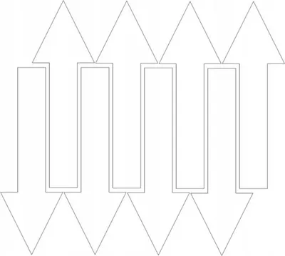 Immagine prodotto di Adesivi a forma di freccia 30 x 10 cm, 8 pezzi, bianco lucido
