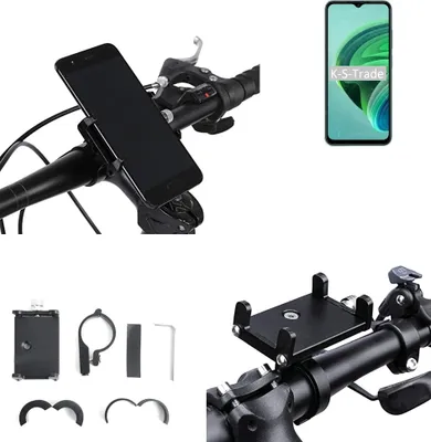 Produktbild von K-S-Trade Handyhalterung für das Fahrrad kompatibel mit Xiaomi Redmi 10 5G Halter Lenkstange Fahrradhalterung Motorrad Bike Mount Befestigung