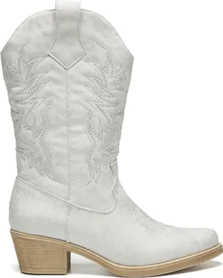 Produktbild von Cowboylaarzen Zilver Spray Stiksels