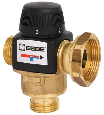 Produktbild von ESBE VTA577 | Temp. 20 - 55 °C | Mischautomat mit Außengewinde und Pumpenflansch