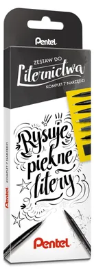 Imagen del producto de Kit de lettering número 7 - PENTEL