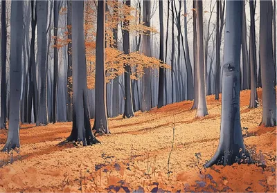 Produktbild von Fototapete Wohnzimmer - Tapete Wald - 250x175 cm - inklusive kleister - Vlies Tapete - Vliestapete Wohnzimmer Schlafzimmer Küche Modern Wandtapete