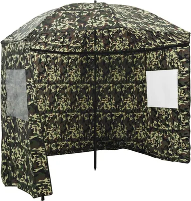 Produktbild von Angel-Regenschirm Tarnung 220 x 185 cm Oxford-Polyester