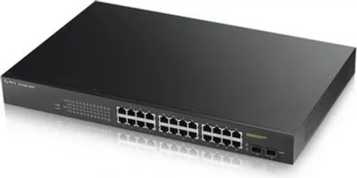 Zdjęcie produktu dla Zyxel GS1900-24HP, Zarządzany, Gigabit Ethernet (10/100/1000), Obsługa PoE