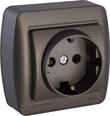 Image de Base Fixe 2p+t Surface Solera Prise Murale 16a 250v De Surface - Solera