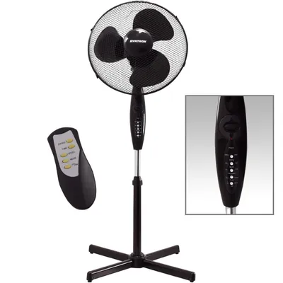 Produktbild von Syntrox Germany Standventilator 50W 3 Stufen mit Fernbedienung schwarz