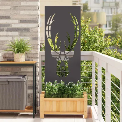 Obrázok produktu pre Záhradná clona na súkromie Zvieracia potlač Čierna 50 x 140 cm