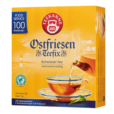 Obrázek produktu pro Teekanne Ostfriesen Teefix černý čaj harmonicky silný 150g