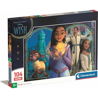 Obrázek produktu pro CLE puzzle 104 SuperKolor Disney Wish 27148