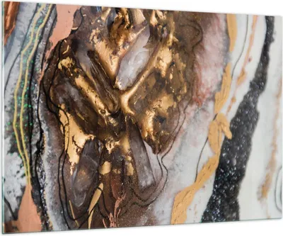 Produktbild von Bilder auf glas - Einteilig - Abstraktion Marmor Textur - 100x70cm - Glasbilder - Wandbilder - Bilder - Wanddekoration aus Glas - Glas Bilder - Wandbild auf Glas - GAA100x70-4549