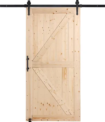 Obrázek produktu pro Sada pro posuvné dveře a kování 30" x 42" Sada pro posuvné dveře ze dřeva Hladký chod