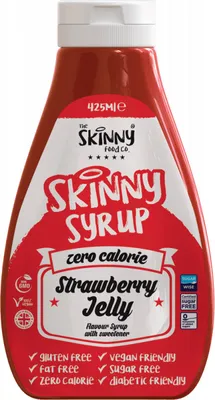 Produktbild von Skinny Foods Skinny Syrup (425ml) Strawberry Jelly - Funktionelle Lebensmittel - Soßen/Sirupe