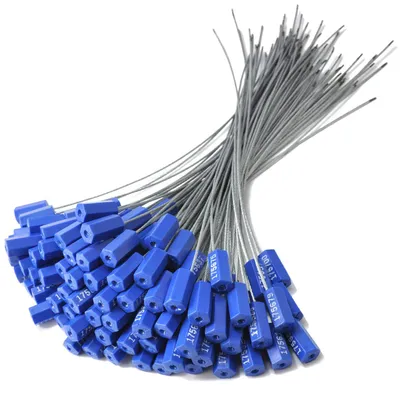 Sicherheitskabelbinder 50 Stück blau 300 mm manipulationssicher Diebstahlschutz