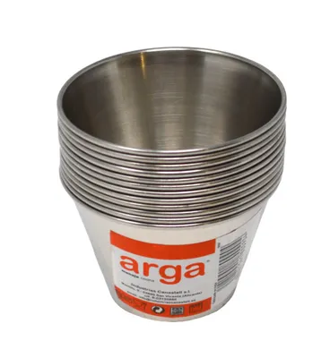 Produktbild von Puddingform - Edelstahl - Set 12 - Ø 8 cm, Höhe 6,5 cm