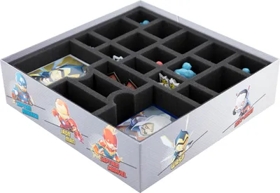 Produktbild von Feldherr Schaumstoff-Set für Marvel United - Brettspielbox