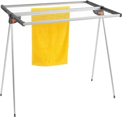 Produktbild von Stehendes Trockengestell mit Aufhängeline, ideal für Camping, Heim