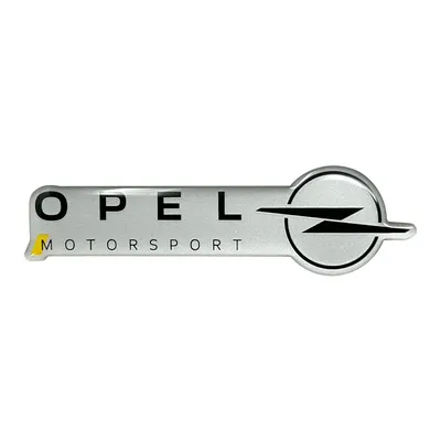 Produktbild von Opel Motorsport Offizielles 3D-Emblem, 38 x 90 mm, Silber