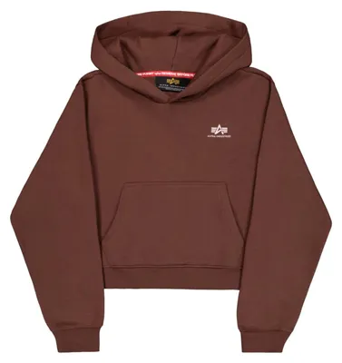 Productafbeelding van Alpha Industries Damen Basic SL Hoodie, bruin (poederbruin), maat XS