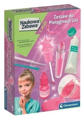 Obrázok produktu pre Clementoni Vedecká zábava: Sada na výrobu balzamu a lesku na pery pre dievčatá od 8 rokov
