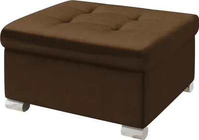 Produktbild von MIRJAN24 Polsterhocker Niko Klein, Stilvoll Sitzhocker vom Hersteller, Moderne Hocker (Farbe: Magic Velvet 2299)