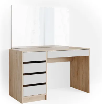 Produktbild von Schminktisch Vicco Sherry Weiß/Sonoma 120 cm, Model 36879