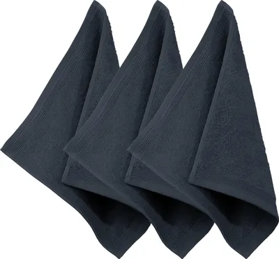 Produktbild von Möve Seiftuch Superwuschel" 3er-Pack anthrazit 30x30 cm"