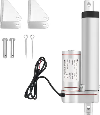 Produktbild von Jiubiaz 1500N lineárny aktuátor Lineárny aktuátor otvárania dverí Lineárny motor 12V DC 5,7mm/s (200mm)