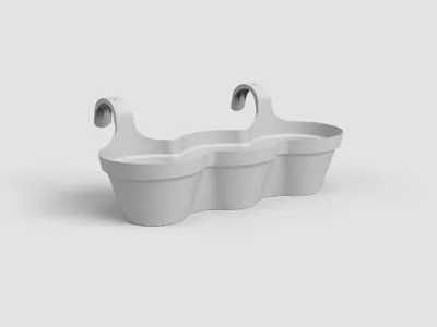 Obrázek produktu pro Artevasi Capri Balcony Triple Pot, Šedá, 11 l, 305 mm, 540 mm, 280 mm, 4 kusů