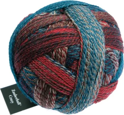 Produktbild von Schoppel Zauberball Crazy,Sockenwolle,100g,75%Schurwolle/25% Polyamid, Fb. 1507 Herbstwindd