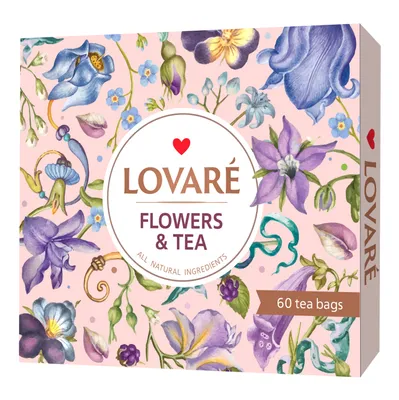 Immagine prodotto di LOVARÉ Portfolio Fiori e Tè 102,5 g (60 bustine, collezione di tè)