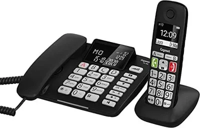 Produktbild von Gigaset DL780 Plus DECT/Analog-Telefon Anrufer-ID Schwarz