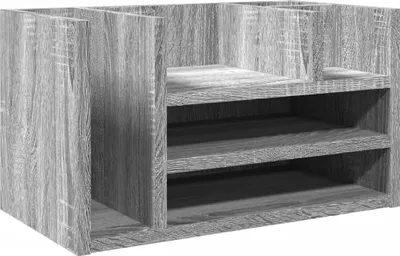 Immagine prodotto di vidaXL Organizzatore da scrivania Grigio Sonoma 44,5x24x25 cm Materiale a base di legno