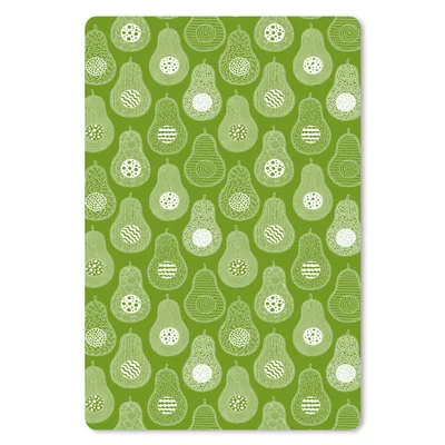 Produktbild von MuchoWow® Mauspad Mousepad Avocado - Muster - Grün 40x60 cm - Mousepads - Maus Mat - Pad - Mausunterlage - Schreibtisch Accesoire