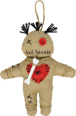 Immagine prodotto di Bambola Voodoo Halloween marrone-rosso - taglia unica