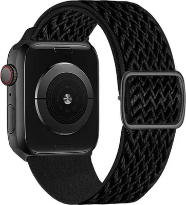 Image de Swissten - Bracelet en nylon pour Apple Watch 38-41mm (noir)