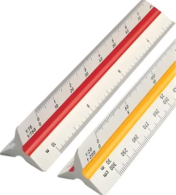 Image de ROTRING Règle de réduction triangulaire 30cm / Architecte S0220481