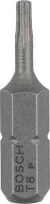 Image de 3 embouts de vissage extra dur T8 - 25mm - BOSCH - 2607001601