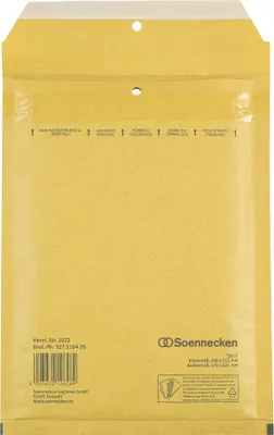 Immagine prodotto di Busta a bolle d'aria Soennecken 1972 C/0 140x215mm hk br 100 pz./confezione.
