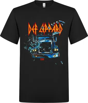 Produktbild von Def Leppard On Through The Night Black S T-Shirt