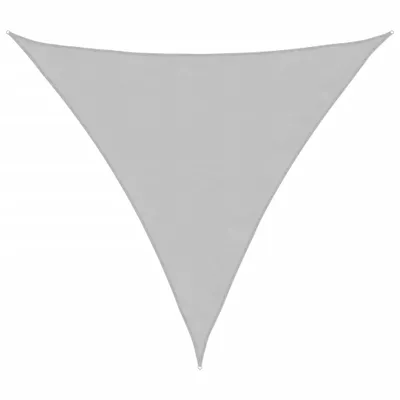 Image de Voile d'ombrage gris clair 3x3x3 m 100% polyester oxford