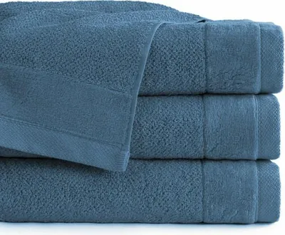 Image de Vito Serviette 30x50 Bleu 550g 100% Coton