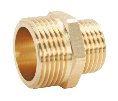 Immagine prodotto di SOMATHERM FOR YOU - Raccordo filettato in ottone grezzo - Raccordo riduttore doppio maschio 20/27 - 15/21