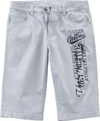 Produktbild von JOHN DEVIN Bermudas aus elastischer Baumwollmischung hellgrau Größe 36