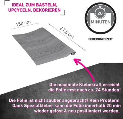 Produktbild von Klebefolie Eiche taupe - 67,5x150cm