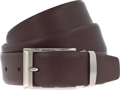 Produktbild von Vanzetti Leder Gürtel Dresscode: Business 35mm Cambered Belt W80 Dark Brown braun