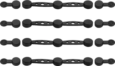 Produktbild von Magnetische Silikonschnallen für Luftfritteuse, 4-teiliges Elastomerset, einfach zu verwenden, Papierhalter für knusprige, perfekt gegarte Speisen